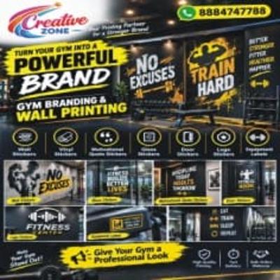 Printing Services for Under one roof for Gym Fitness Center | Online Service | 589